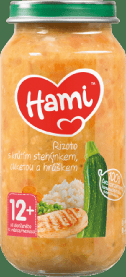 Hami rizoto s krůtím cuketou a hrášek 250 g