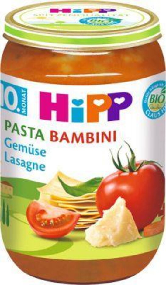 HiPP BIO PASTA BAMBINI Zeleninové lasagne