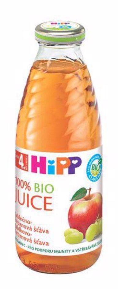 HiPP BIO šťáva jablečno - hroznová 500 ml