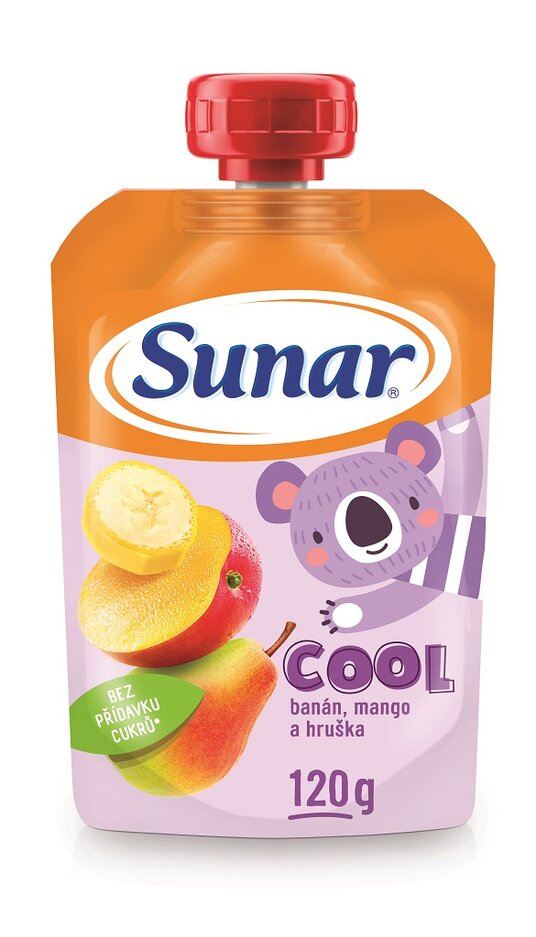 Sunar kapsička Cool ovoce Hruška mango banán 120g