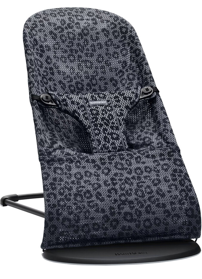 BABYBJÖRN Lehátko Bliss Anthracite Leopard mesh