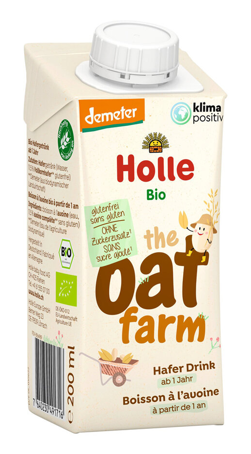 HOLLE BIO Nápoj ovesný Oat Farm pro děti od 12. měsíce