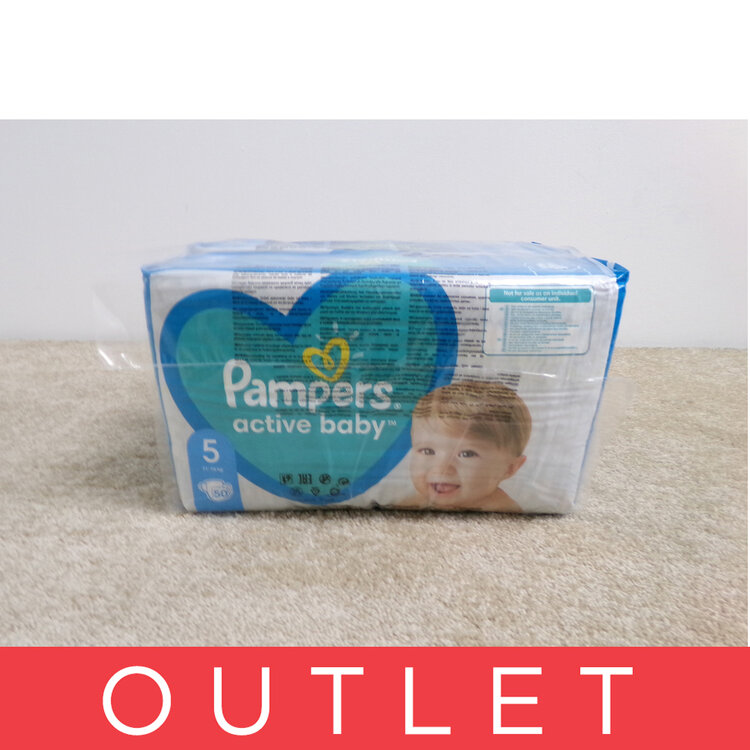 PAMPERS Active Baby Pleny jednorázové 5 (11-16 kg) 150 ks - MĚSÍČNÍ ZÁSOBA