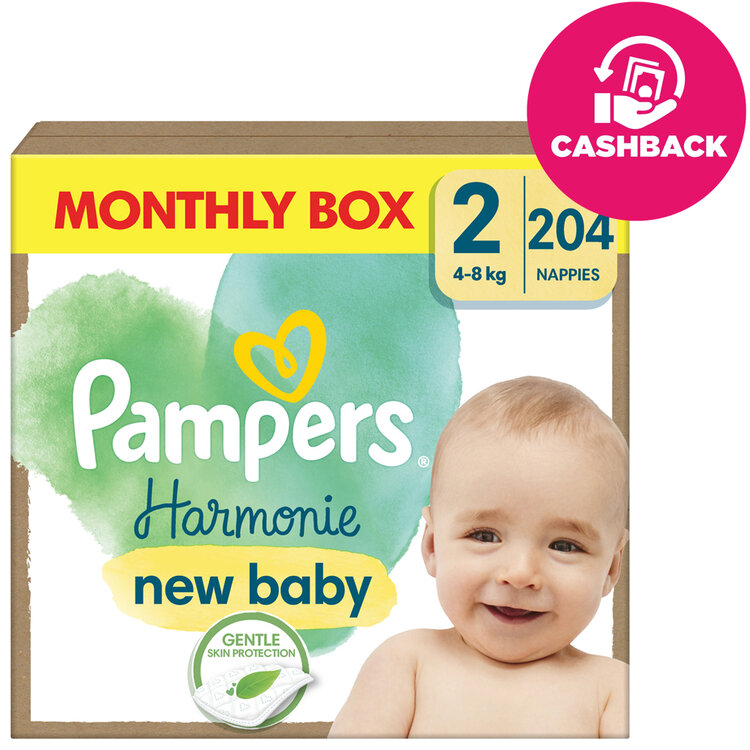 PAMPERS Pleny jednorázové Harmonie Baby vel. 2