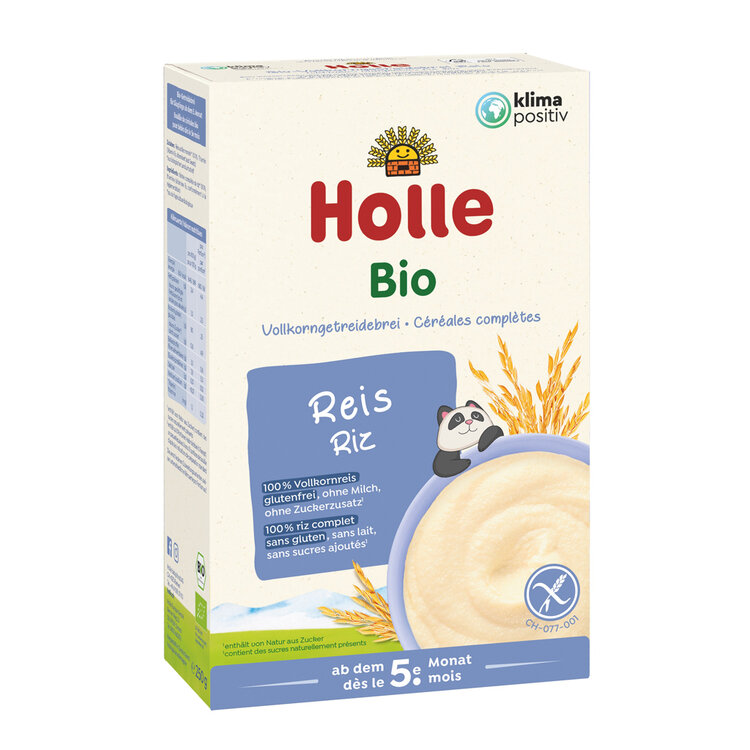 HOLLE BIO Kaše rýžová pro děti od 5. měsíce