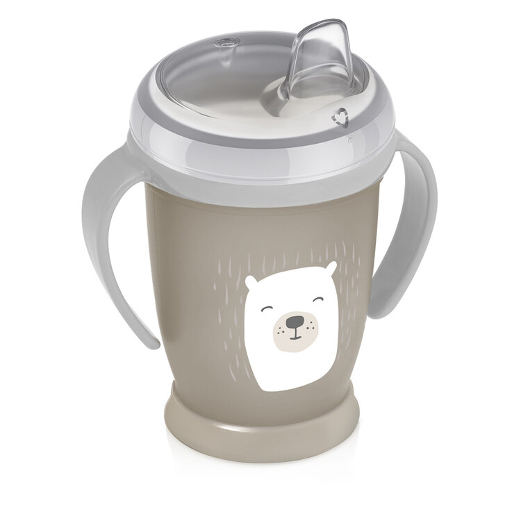 LOVI Hrneček nevylévací Buddy Bear 250ml 12m+