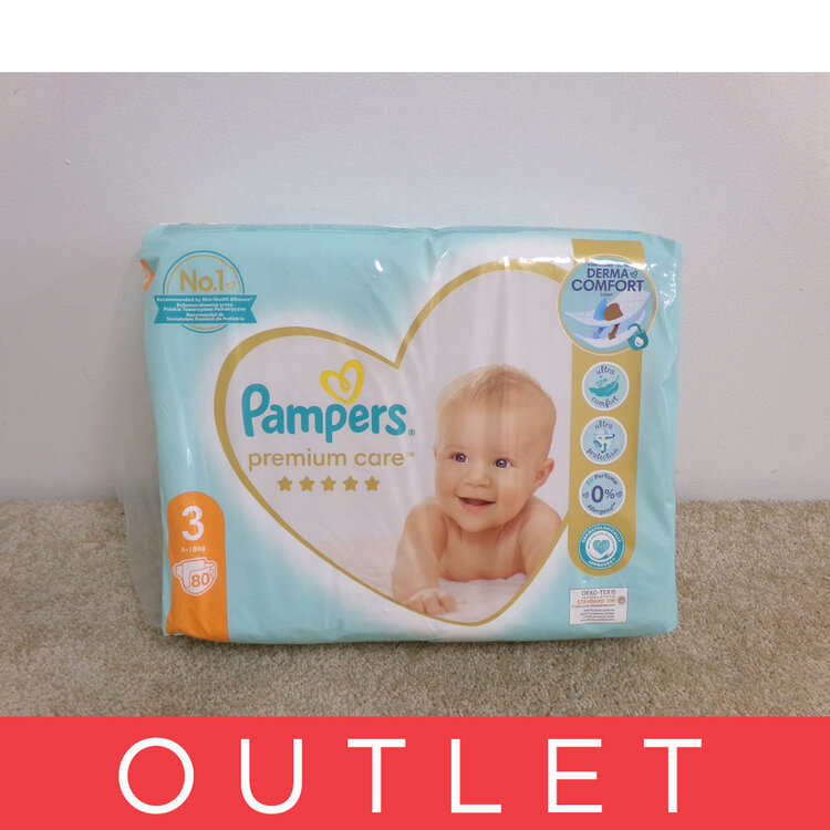 PAMPERS Premium Care Pleny jednorázové 3 (5-9 kg) 80 ks