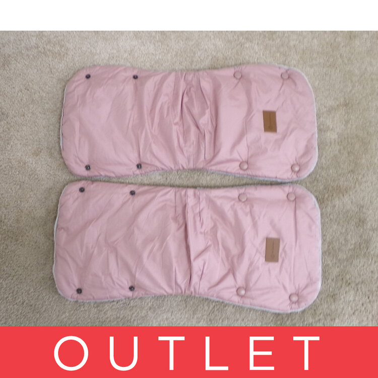 PETITE&MARS Rukávník / rukavice Jasie na kočárek Dusty Pink