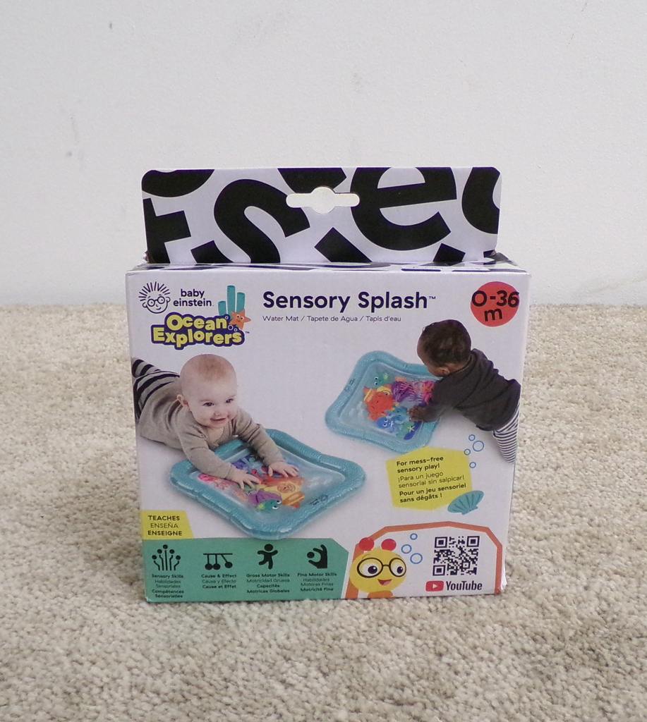 BABY EINSTEIN Podložka vodní 40x40 cm Sensory Splash™ 0m+
