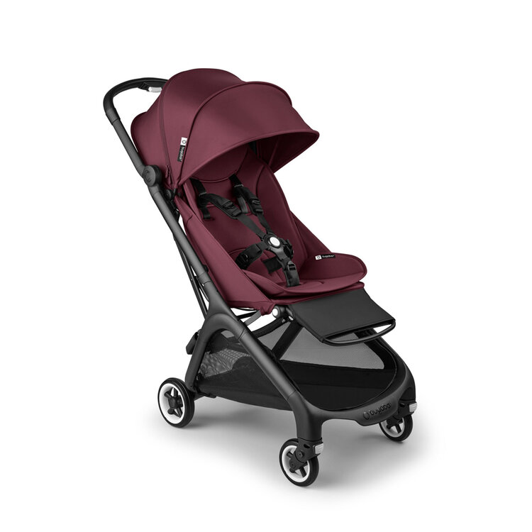 BUGABOO Kočárek sportovní complete Butterfly Black/Dark Cherry-Dark Cherry