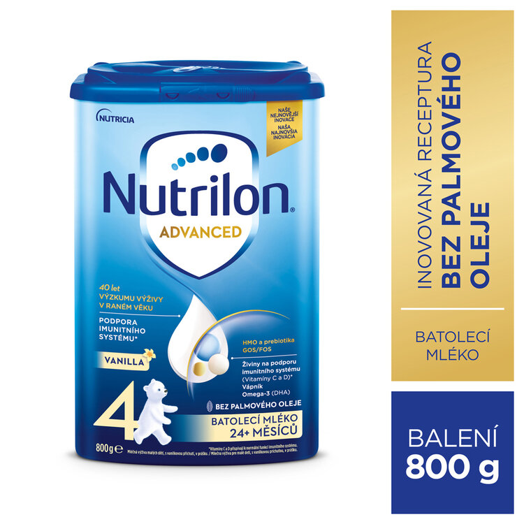 EXP: 20.11.2024 NUTRILON 4 Vanilla batolecí mléko 800 g