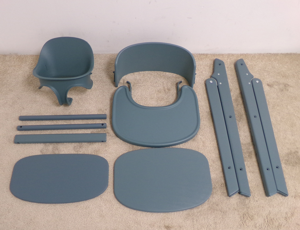 CYBEX Židle jídelní Click&Fold 3v1 Stone Blue Gold