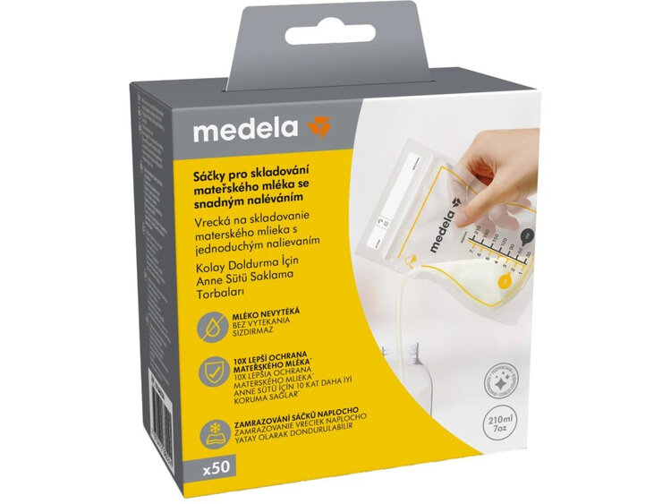 MEDELA Sáčky na skladování mateřského mléka Easy Pour - 50ks