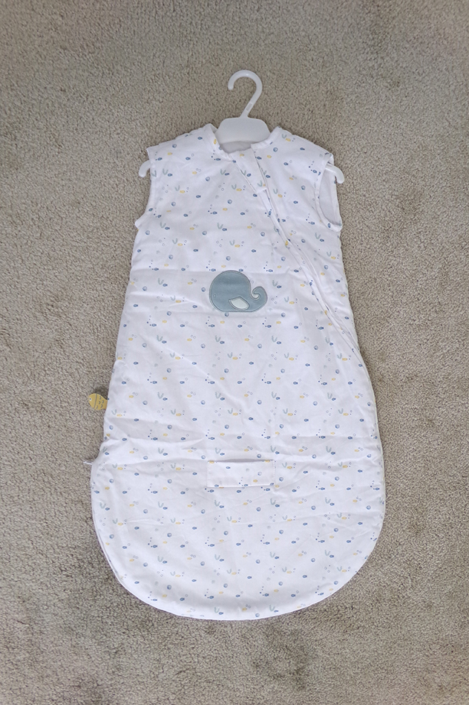 NATTOU Vak spací jersey TOG 2 velryba Sally 0-6 m