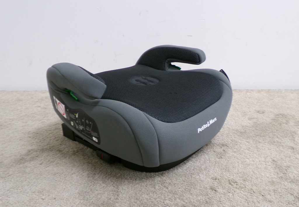 PETITE&MARS Podsedák Optimus Pro i-Size Grey Air 125 - 150 cm (22-36 kg)