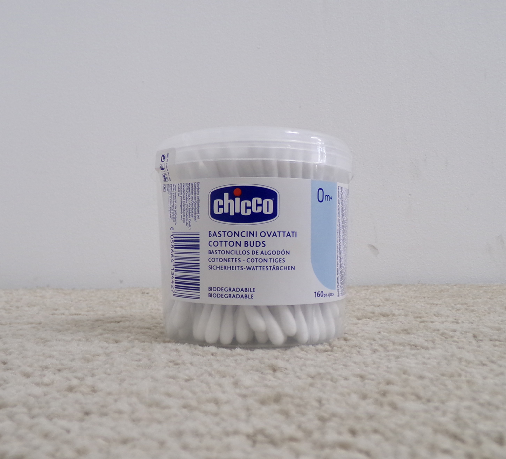 CHICCO Tyčinky vatové 160 ks