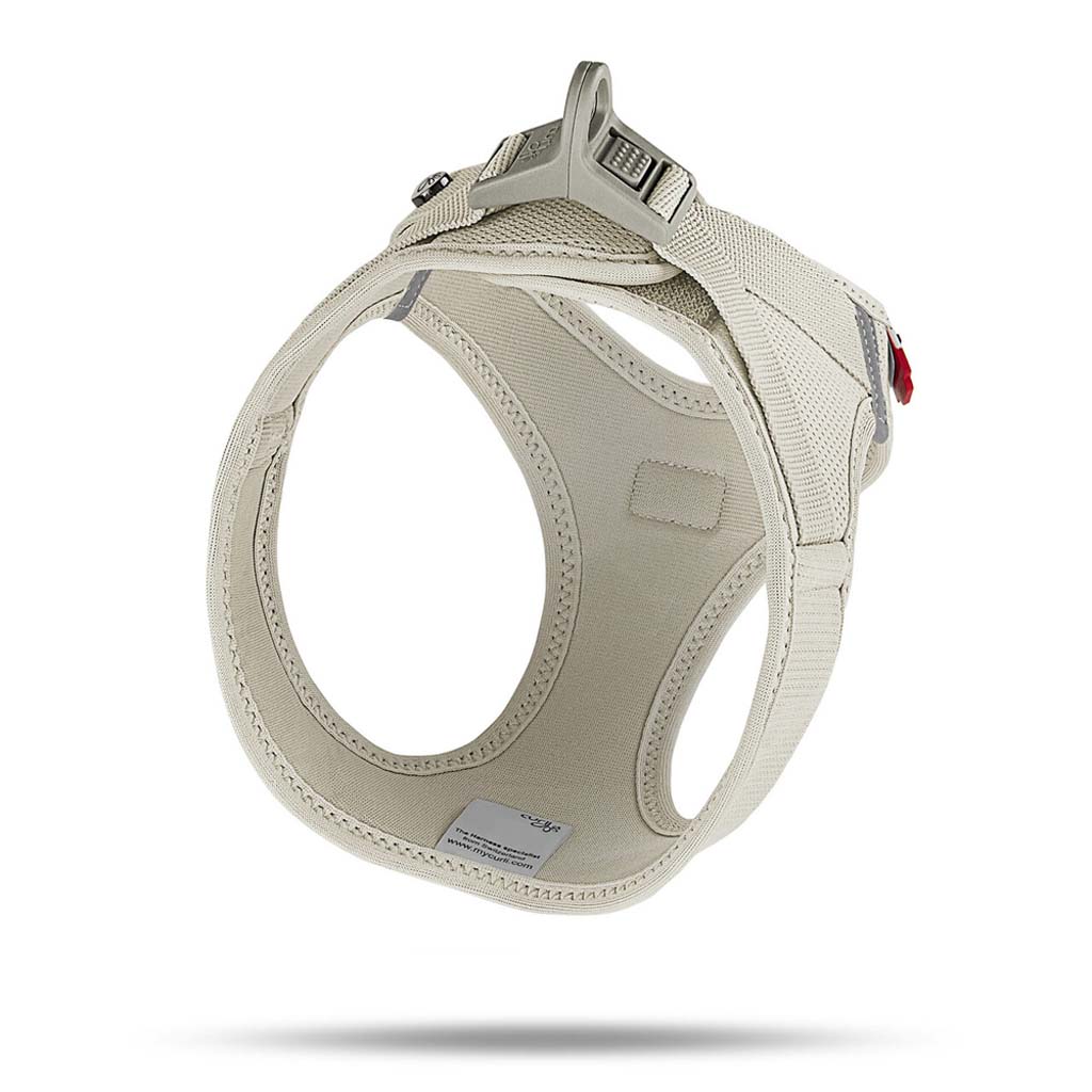 CURLI Postroj pro psy se sponou Air-Mesh Light Tan 3XS
