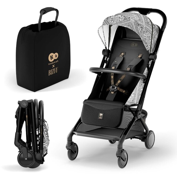 KINDERKRAFT Kočárek sportovní Pilot 2 Lunar Black Bizuu