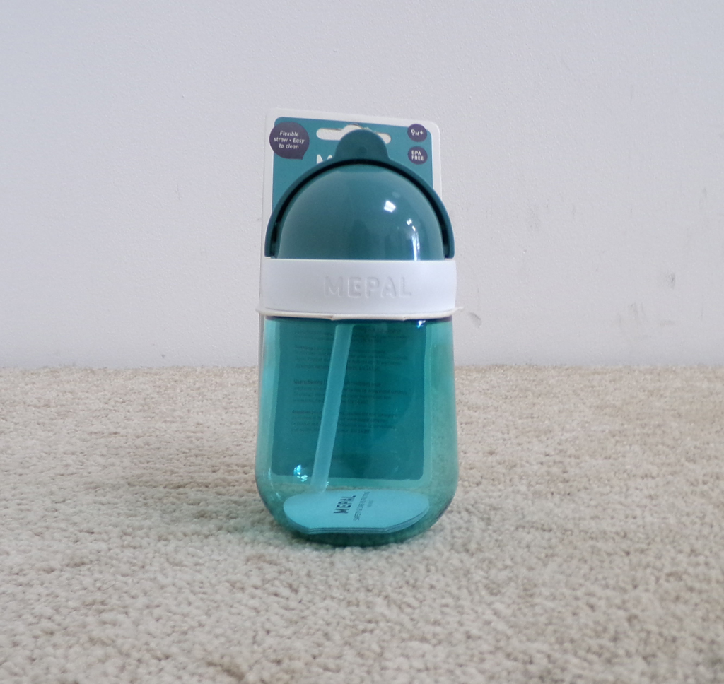 MEPAL Hrnek dětský trénovací s brčkem Mio 300ml Tyrkys