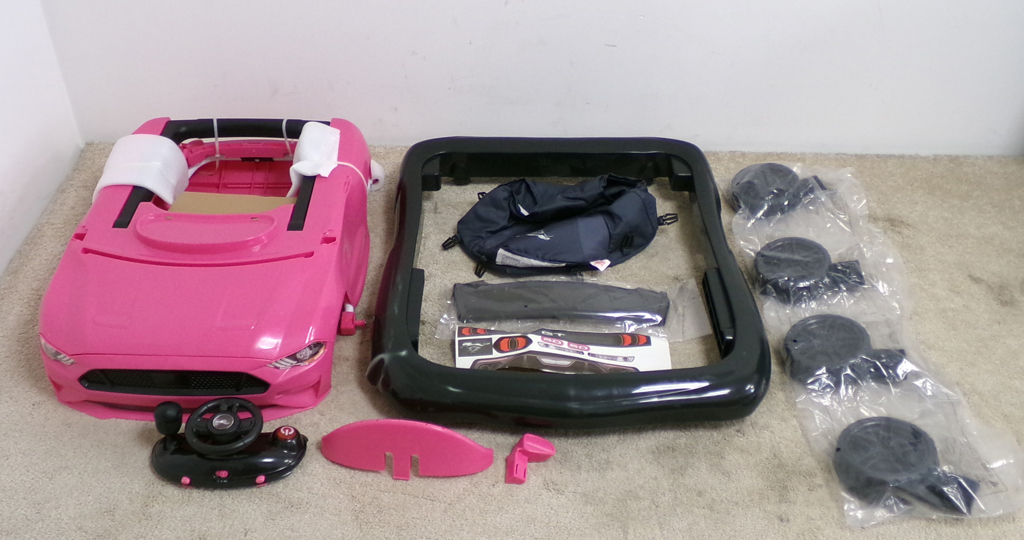 BRIGHT STARTS Chodítko 3v1 Ford Mustang Pink 6m+