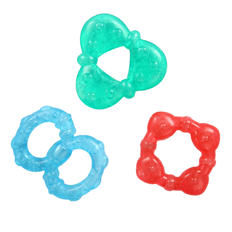 BRIGHT STARTS Kousátko plněné vodou tvary Stay Cool Teethers™ 3ks