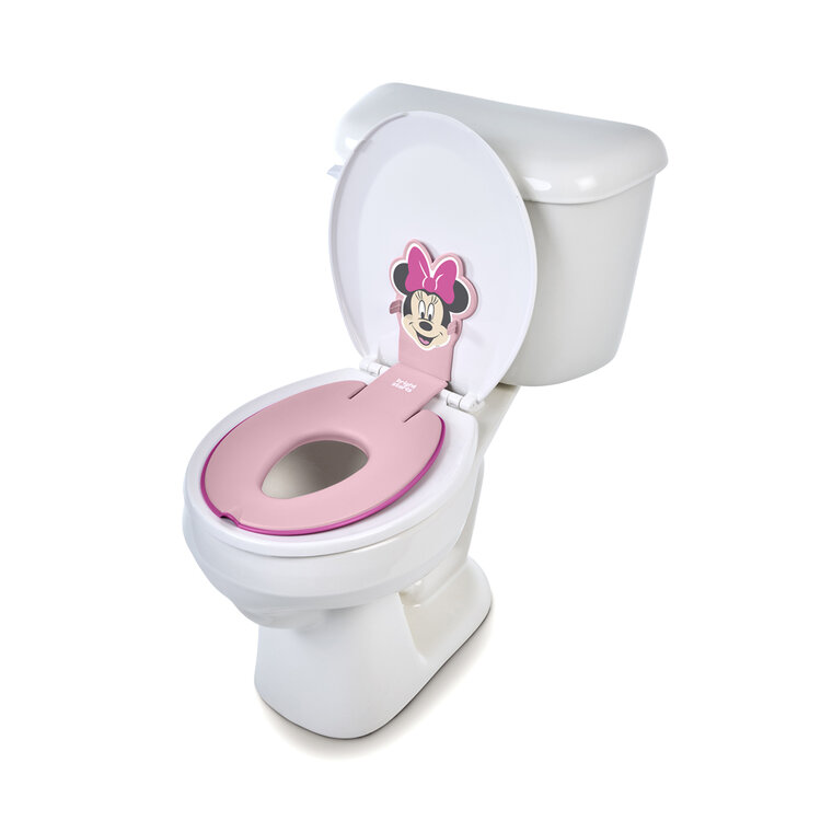 BRIGHT STARTS Redukce na WC nalepovací Flip & Sit™ MINNIE MOUSE™ 18m+