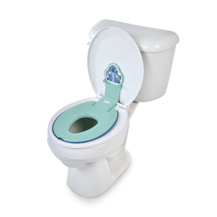 BRIGHT STARTS Redukce na WC nalepovací Flip & Sit™ STITCH™ 18m+