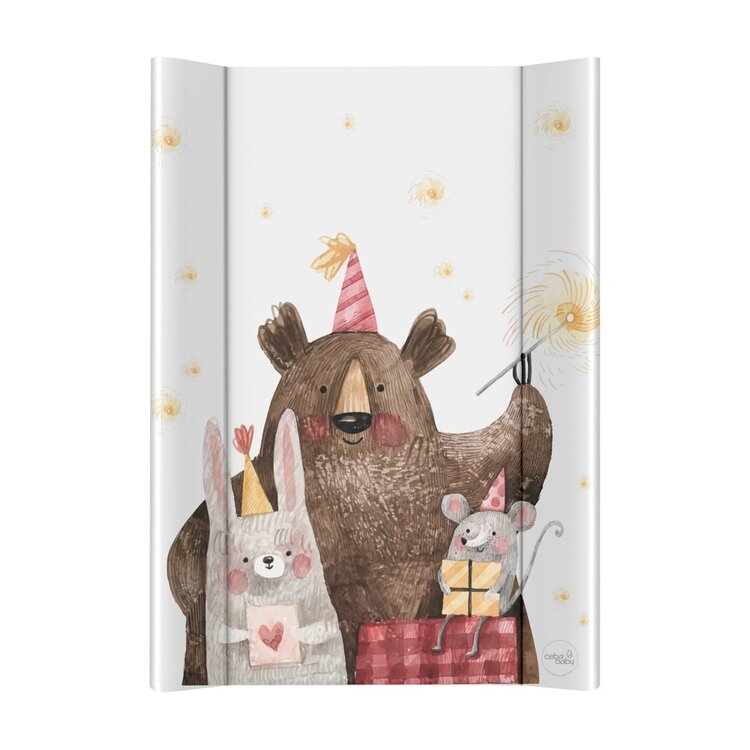 CEBA BABY Podložka přebalovací 2-hranná měkká (50x70) Basic Celebration