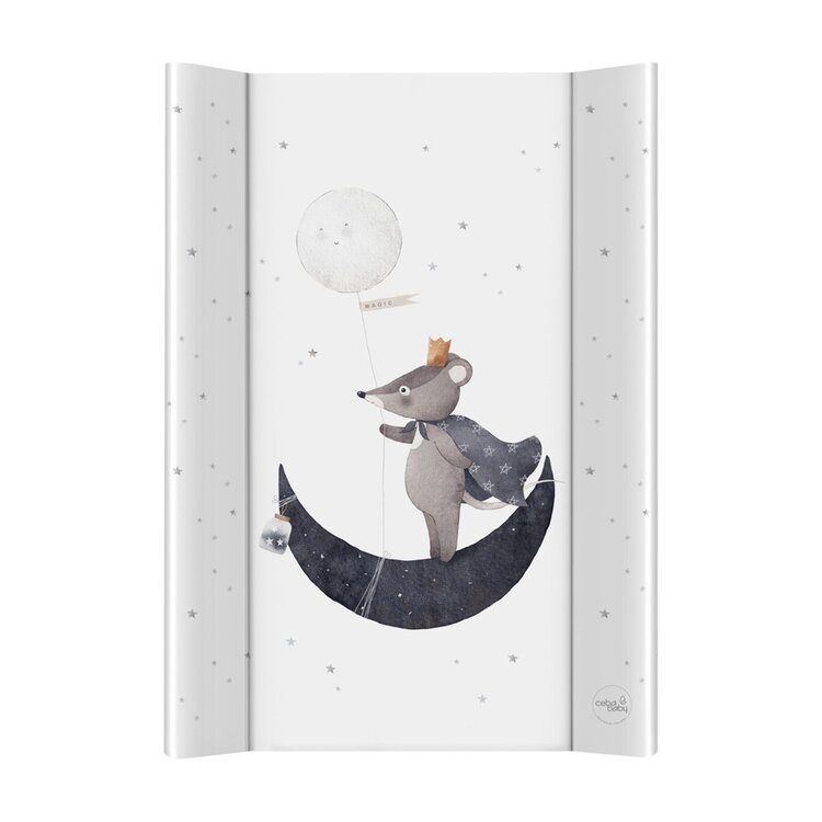 CEBA BABY Podložka přebalovací 2-hranná s pevnou deskou (50x70) Ultra Light Moon Prince