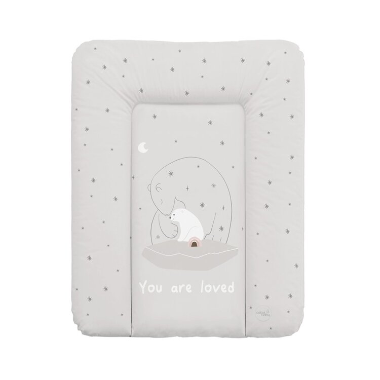 CEBA BABY Podložka přebalovací měkká malá (50x70) Basic Polar Bears