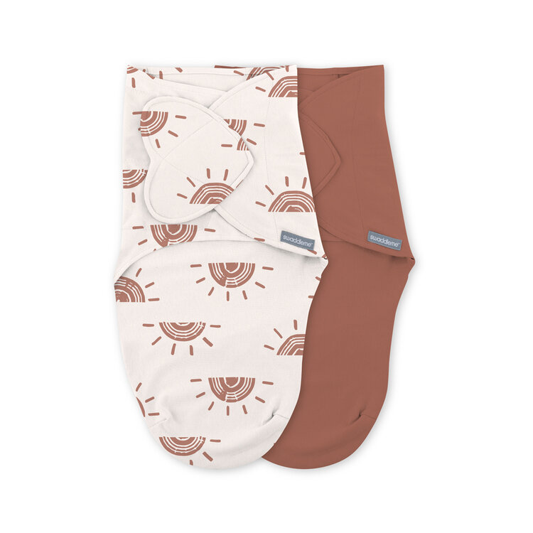 INGENUITY Zavinovačka SwaddleMe™  Ulitka bavlna Rising sun 2ks 0