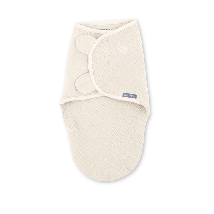 INGENUITY Zavinovačka SwaddleMe™ Ulitka mušelínová Cream 1