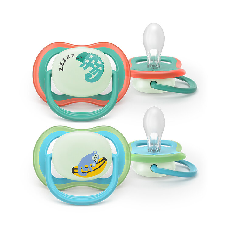 Philips AVENT Šidítko Ultra air noční 6-18m chlapec