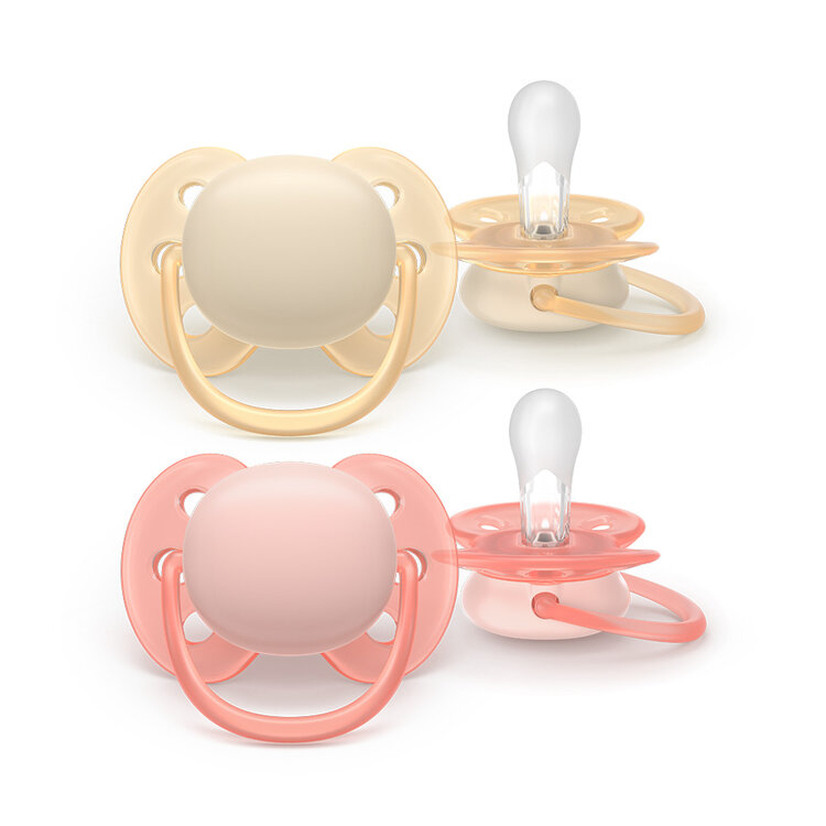 Philips AVENT Šidítko Ultrasoft Premium 0-6m dívka