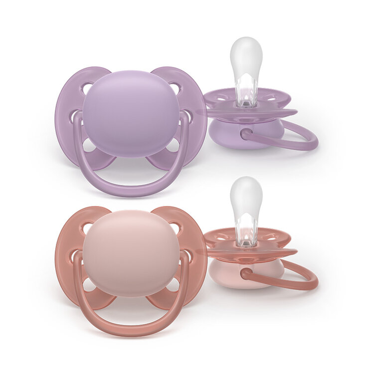 Philips AVENT Šidítko Ultrasoft Premium 6-18m dívka