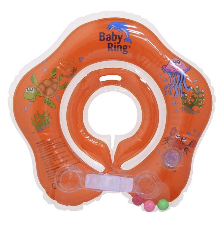 BABY RING 0-24 m oranžový
