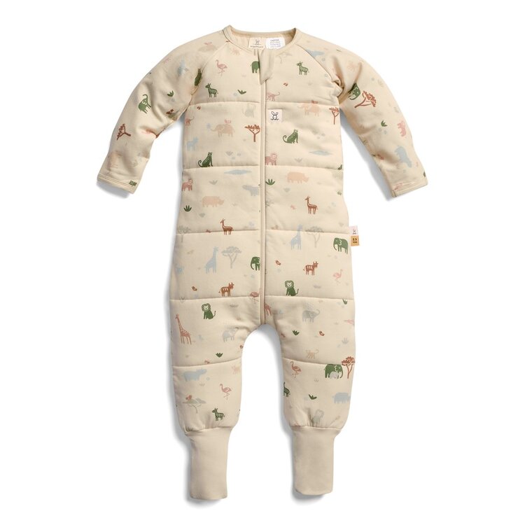ERGOPOUCH Overal na spaní organická bavlna Onesie Savannah 6-12 m