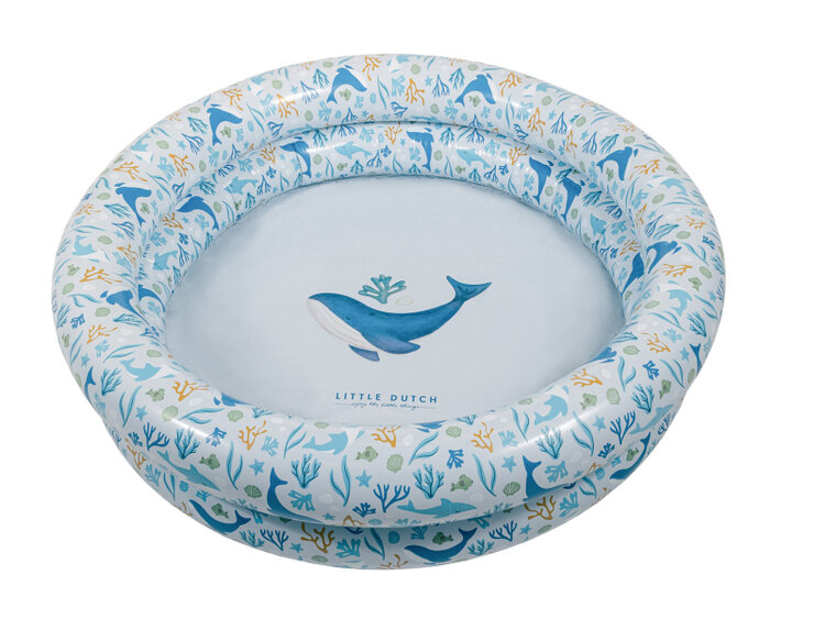 LITTLE DUTCH Bazének nafukovací 80 cm Ocean Dreams Blue