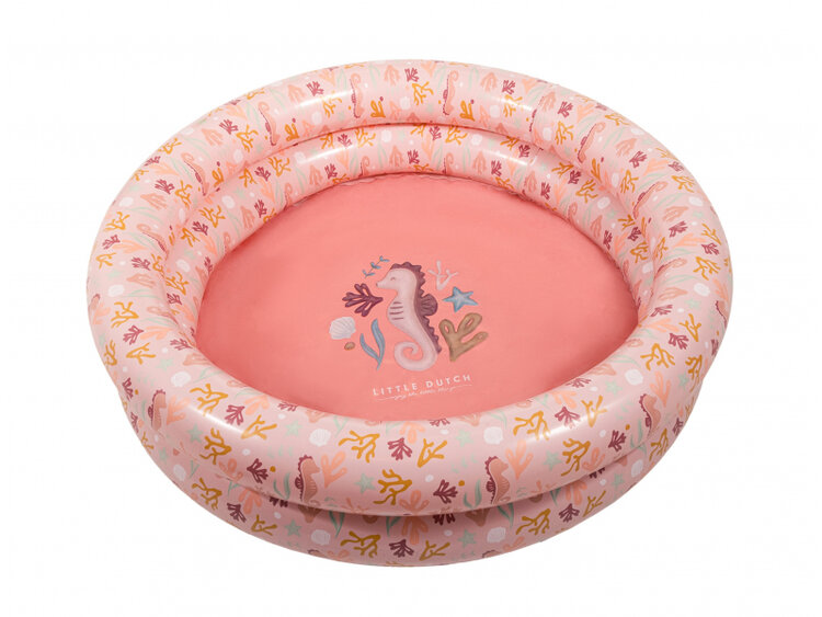LITTLE DUTCH Bazének nafukovací 80 cm Ocean Dreams Pink
