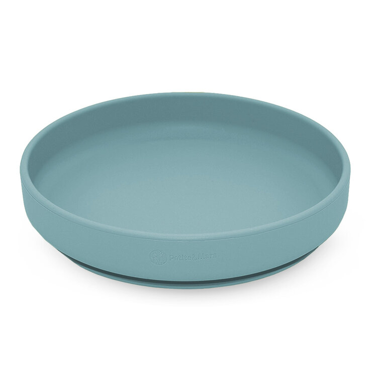 PETITE&MARS Talíř silikonový s přísavkou Take&Match Frosted Sky 6m+