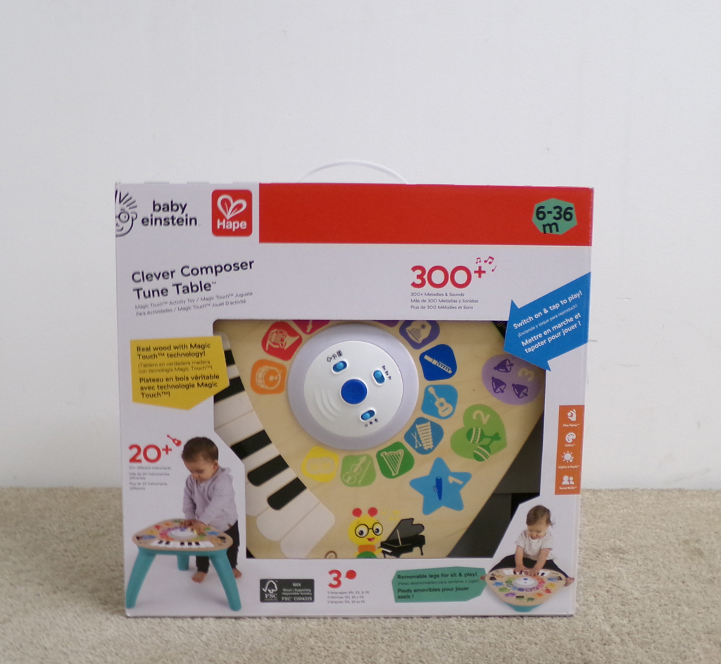 BABY EINSTEIN Stolek aktivní hudební Magic Touch™ HAPE 6m+