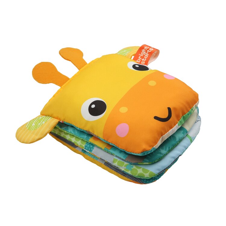 BRIGHT STARTS Knížka látková/loutka Playful Storytime žirafa 0m+