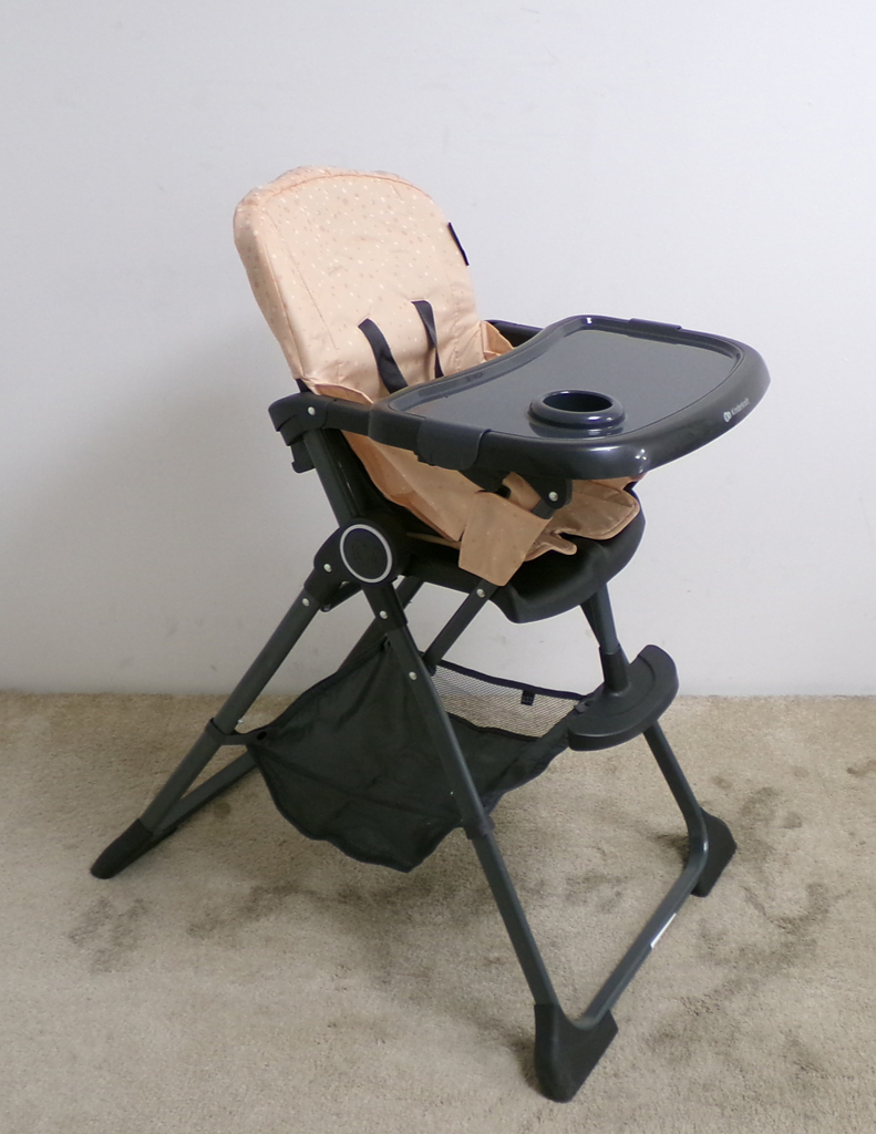 KINDERKRAFT Židlička jídelní Foldee Pink