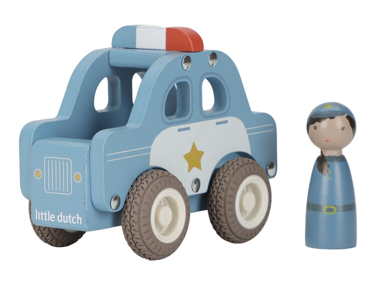 LITTLE DUTCH Auto policejní dřevěné