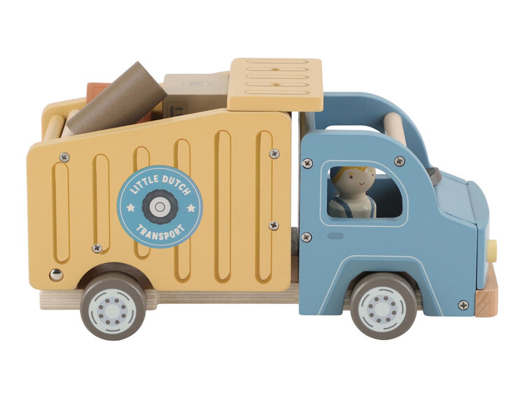 LITTLE DUTCH Náklaďák se sklápěčkou dřevěný