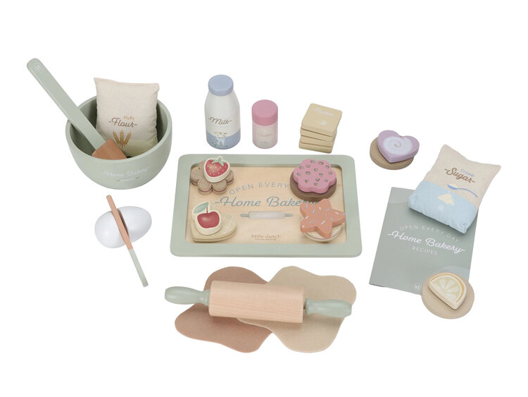 LITTLE DUTCH Sada na pečení dřevěná