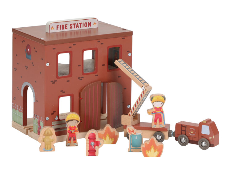 LITTLE DUTCH Stanice hasičská dřevěná