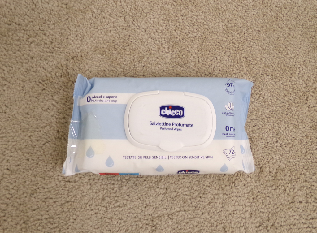 CHICCO Dětské vlhčené ubrousky jemně parfémované 72 ks