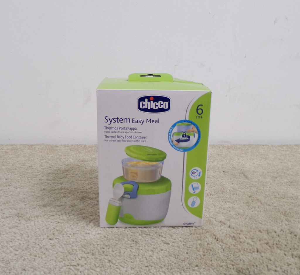 CHICCO Termozásobník s malým zásobníkem a cestovní lžička