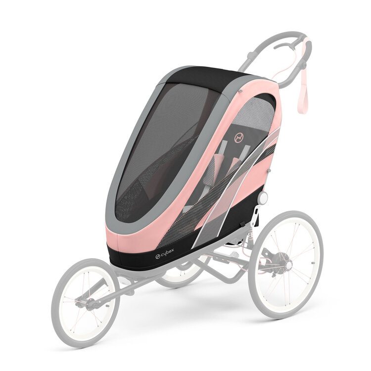CYBEX Sedačka ke kočárku na běhání a sport Zeno Silver Pink